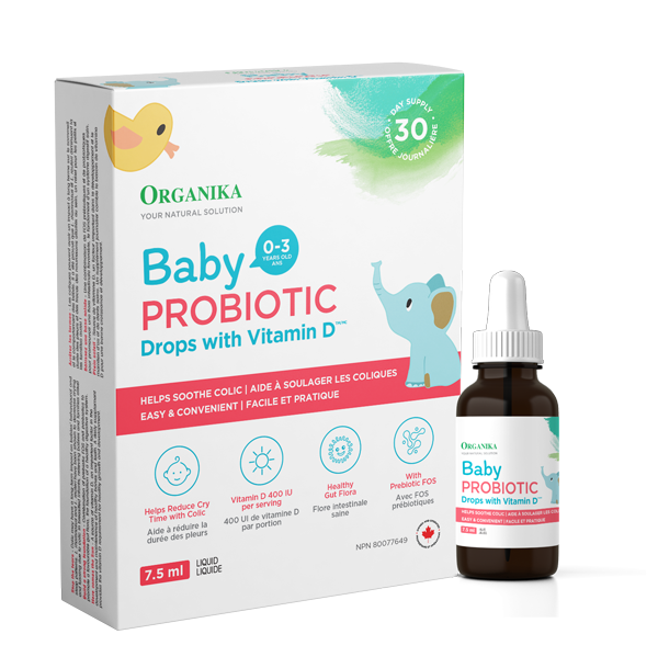 BABY PROBIOTIC DROPS WITH VITAMIN D 7.5 ml