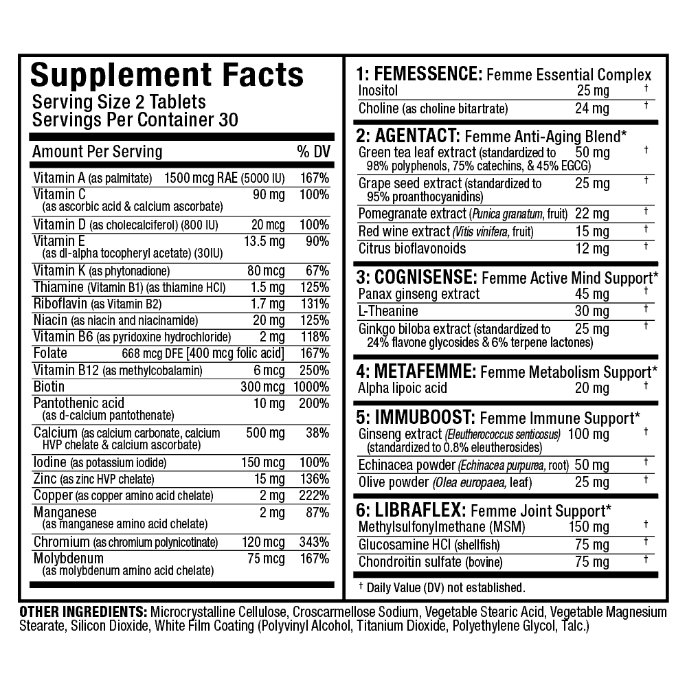 VITAFORM FOR WOMEN 60