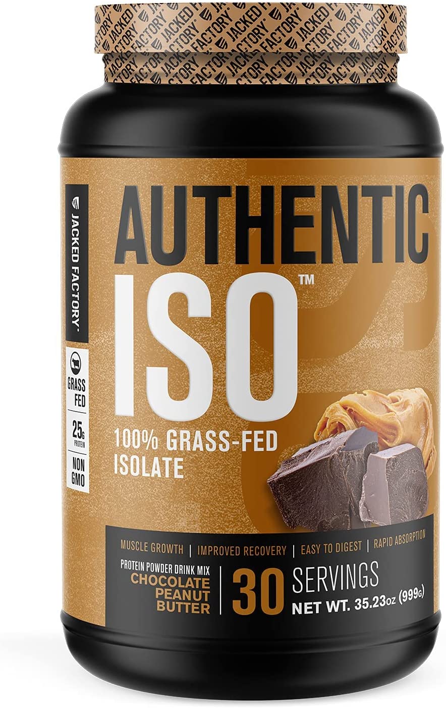 Authentic 100% Grass-Fed Isolate Chocolate Peanut Butter / 30 serving