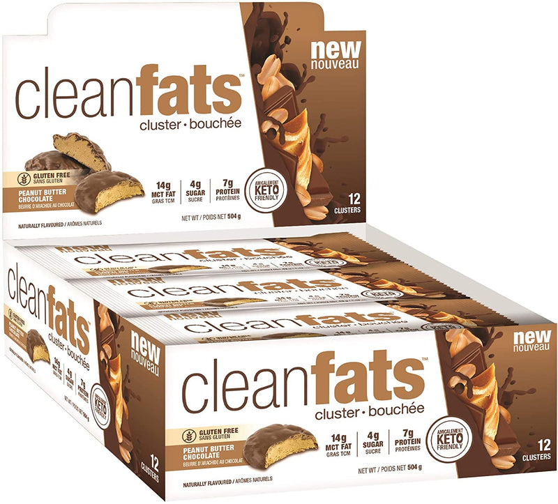CLEAN FATS CHOCOLATE PEANUT BUTTER / 12