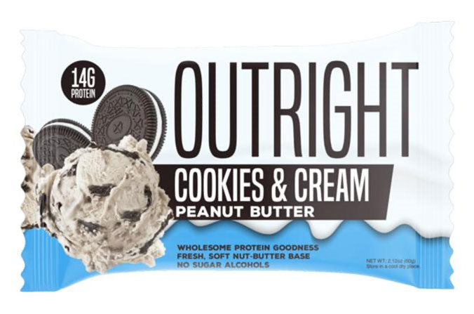 MTS OUTRIGHT PROTEIN BARS COOKIES & CREAM / 12