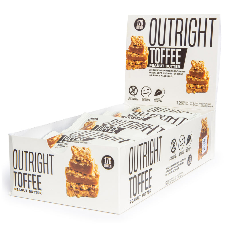 MTS OUTRIGHT PROTEIN BARS TOFFEE / 12
