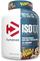 Dymatize ISO100 Hydrolyzed Whey Protein Isolate - Cocoa Pebbles 5lbs - - Protein Powder