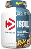 Dymatize ISO100 Hydrolyzed Whey Protein Isolate - Cocoa Pebbles 3lbs - - Protein Powder
