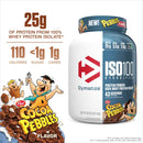 Dymatize ISO100 Hydrolyzed Whey Protein Isolate - Fruity Pebbles 3lbs - - Protein Powder