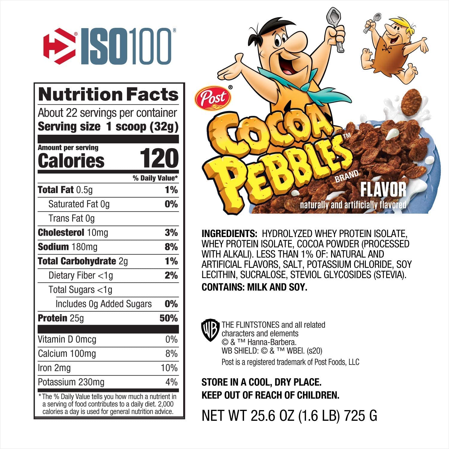 Dymatize ISO100 Whey 1.6Lb / Cocoa Pebbles