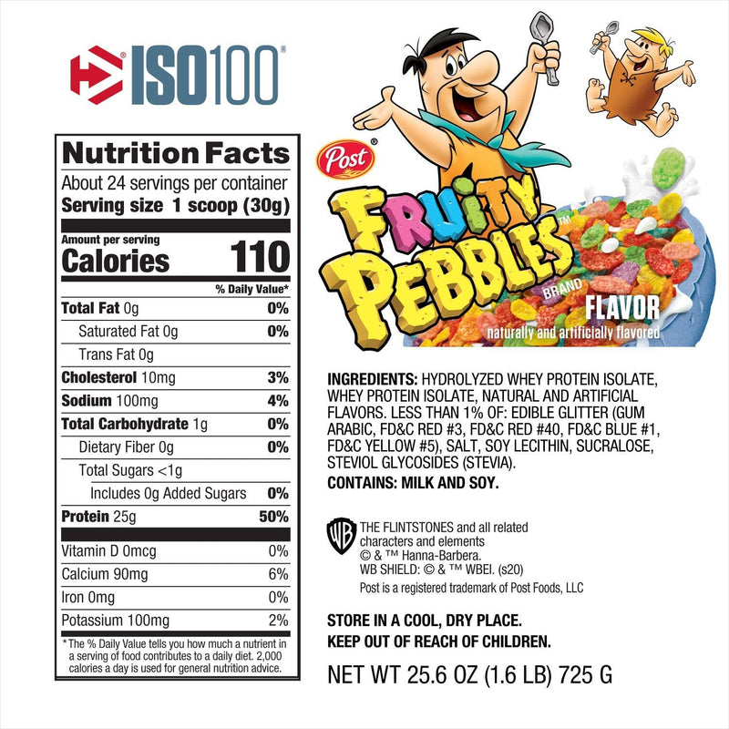 Dymatize ISO100 Whey 1.6Lb / Fruity Pebbles