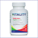 Vitality Daily Iron + Organic Spirulina 30 vcap - 30 vegetarian capsules - Iron