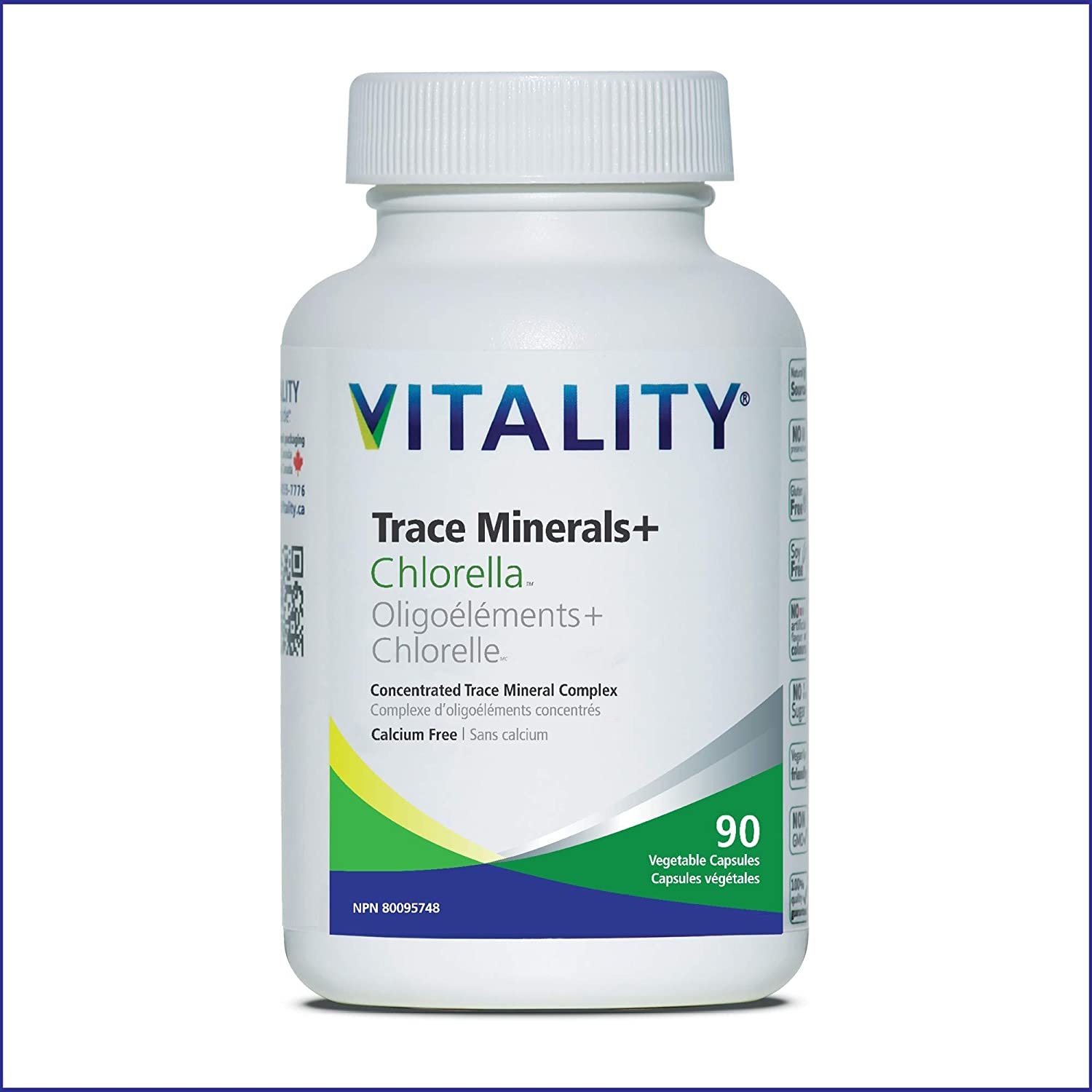 Trace Minerals + Chlorella 90 vcap 90 V Caps