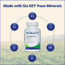 Vitality Trace Minerals + Chlorella 90 vcap - 90 vegetarian capsules - Minerals
