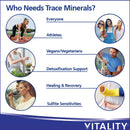 Vitality Trace Minerals + Chlorella 90 vcap - 90 vegetarian capsules - Minerals