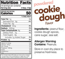NUTS 'n MORE Powdered Peanut Powder - COOKIE DOUGH 247g - Spread