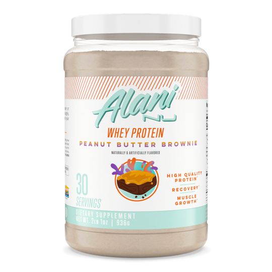 Alani Nu Whey Protein Peanut Butter Brownie / 30 Servings