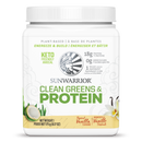 Sunwarrior Clean Greens & Protein - Tropical Vanilla 175g - - Protein Powder