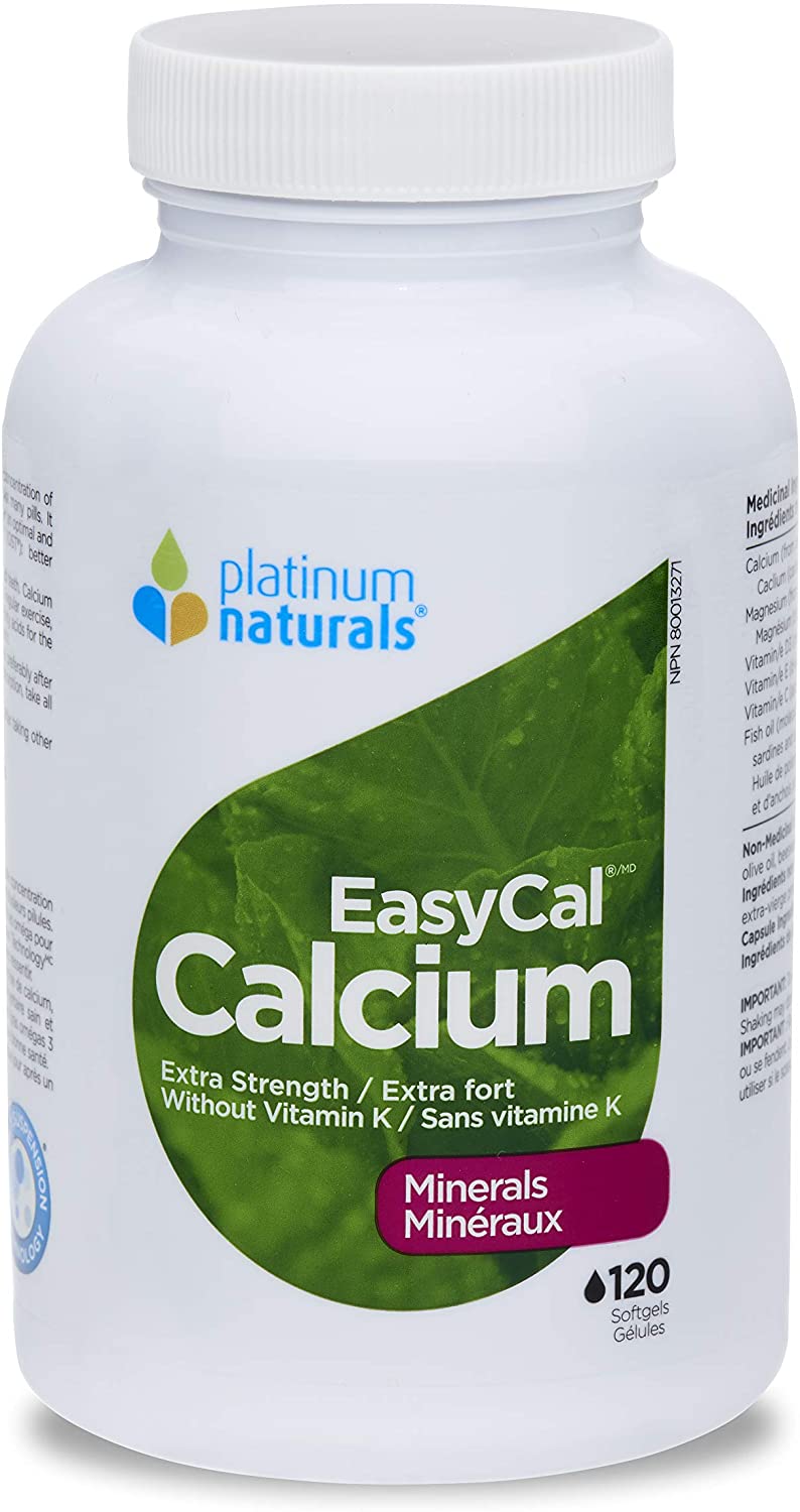 Platinum Naturals EasyCal Calcium 120