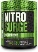 Jacked Factory Nitrosurge - Green Apple 30 servings - - Pre-Workout