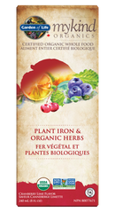 Garden of Life Organics - Plant Iron & Organic Herbs - 240ml - - Iron
