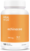 Heal + Co. Echinacea 500mg - 120 vegetarian capsules October 2025 - Herbals