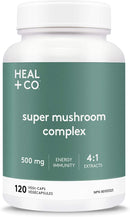 Heal + Co. Super Mushroom Complex - 120 vegetarian capsules - Adaptogen