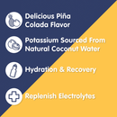 Herbaland Electrolyte Fitness Gummies 12x50g - Piña Colada 12-pack - Minerals