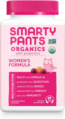 Smartypants Organic Women's Formula - 120 vegetarian gummies - Multivitamin