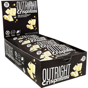 MTS OUTRIGHT PROTEIN BARS WHITE CHOCOLATE CRISP / 12