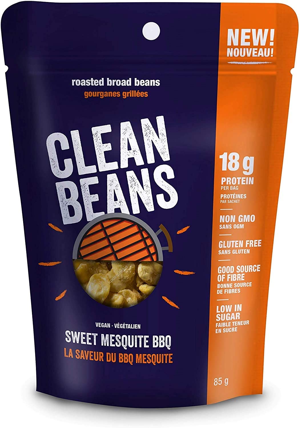 CLEAN BEANS SWEET MESQUITE BBQ / 85g