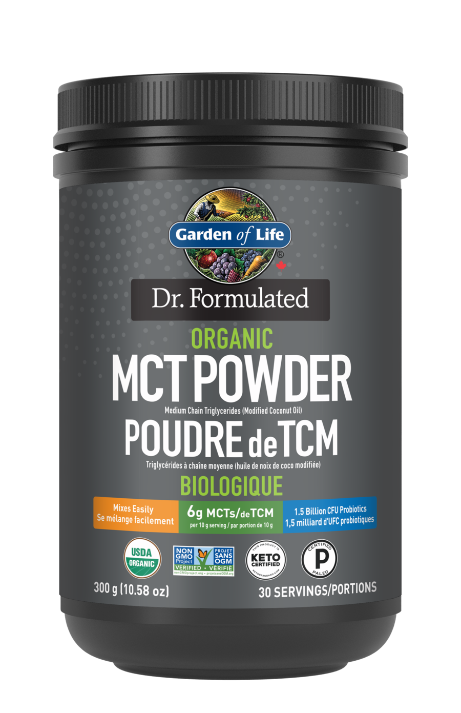 Dr. Formulated Organic MCT Powder 300g / Original / g