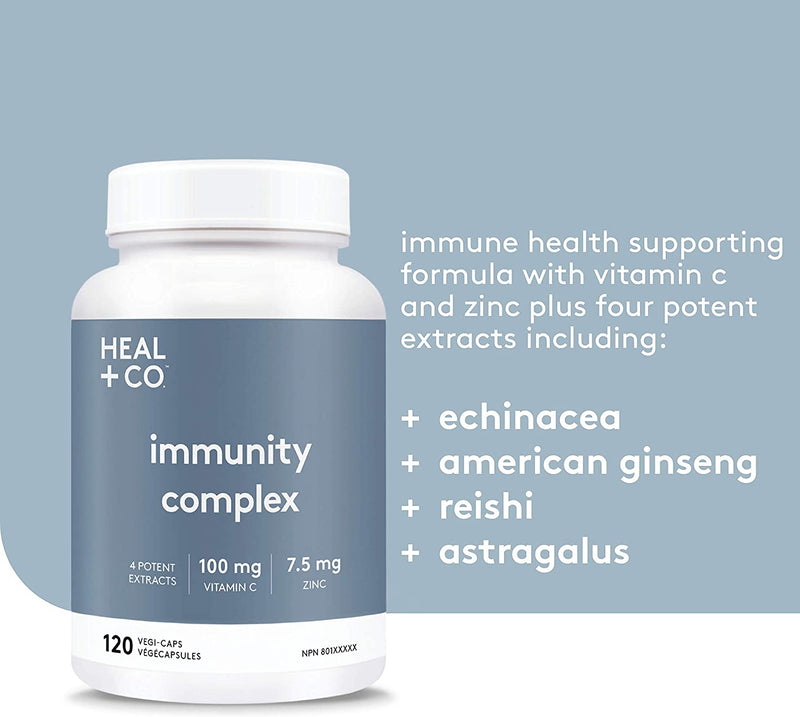 Heal + Co. Immunity Complex 100mg 120vcap