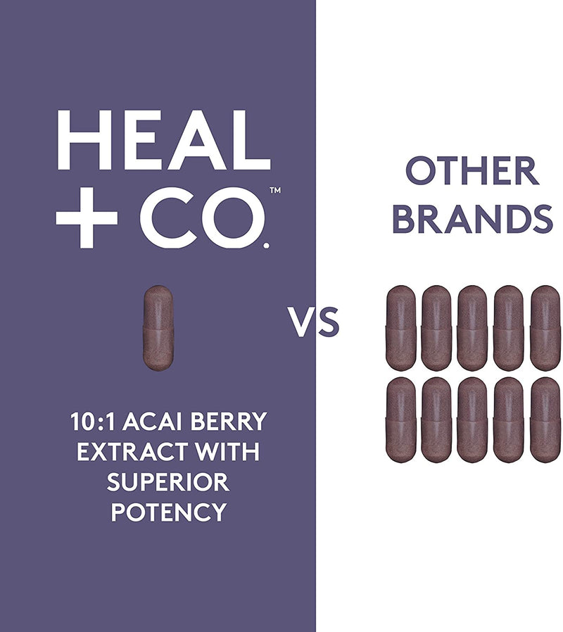 Heal + Co. Acai Berry (10:1) 500mg 120vcap