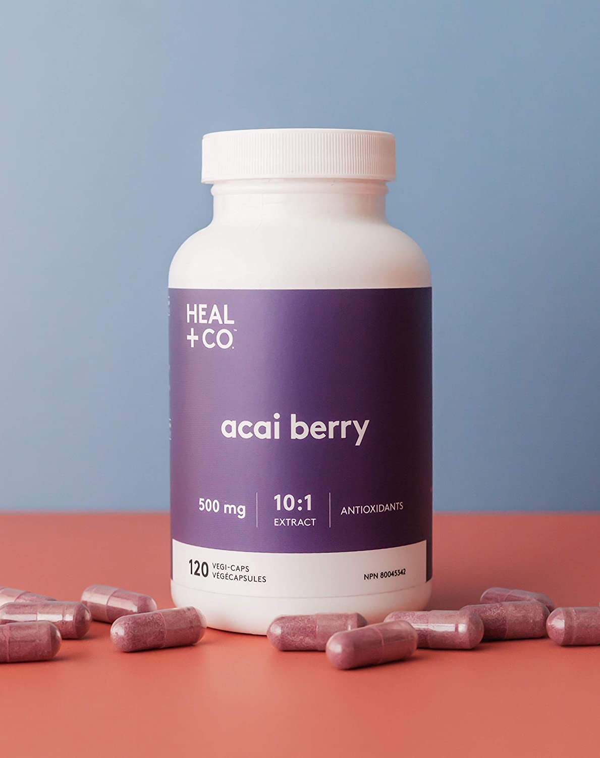 Heal + Co. Acai Berry (10:1) 500mg 120vcap