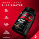 Muscletech Nitro Tech Whey Protein - Milk Chocolate 5 lbs - Protein Powder