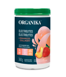 Organika Electrolytes + Enhanced Collagen - Juicy Strawberry Peach 360g - Collagen