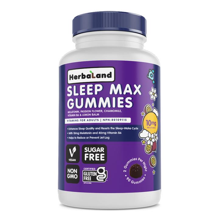 Sleep Max Gummies For Adults 90 Gummies / Passion Fruit Jasmine