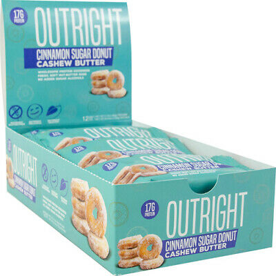MTS OUTRIGHT PROTEIN BARS CINNAMON DONUT CASHEW BUTTER / 12