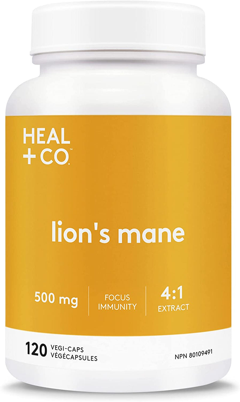 Heal + Co. Lion's Mane (4:1) 500mg 120vcap
