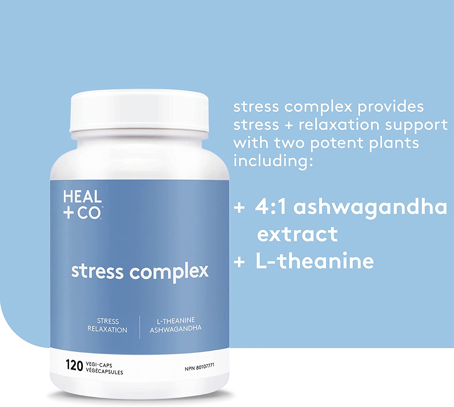 Heal + Co. Stress Complex 120vcap