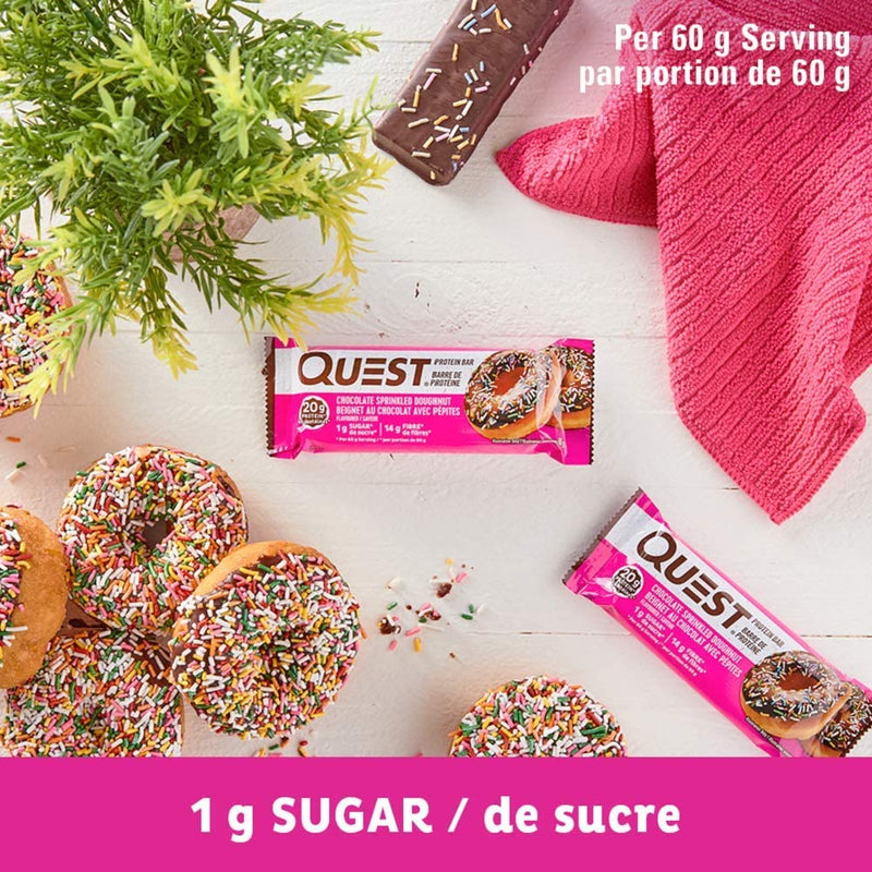 Quest Protein Bar 60g / Chocolate Sprinkled Doughnut