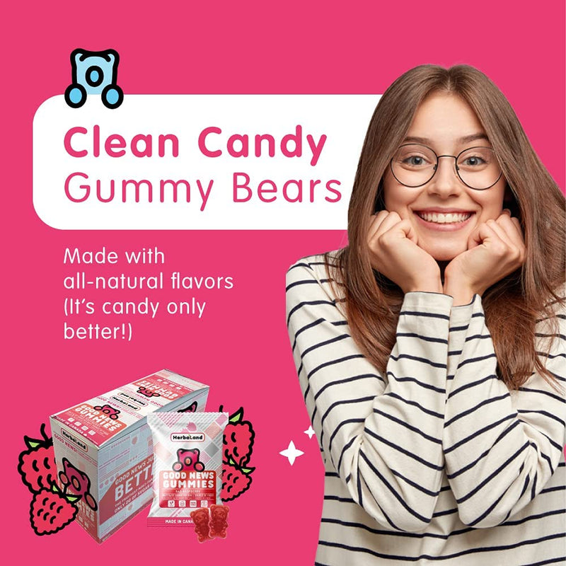 Good News Gummies: - Clean Candy 12 / Rad Raspberry