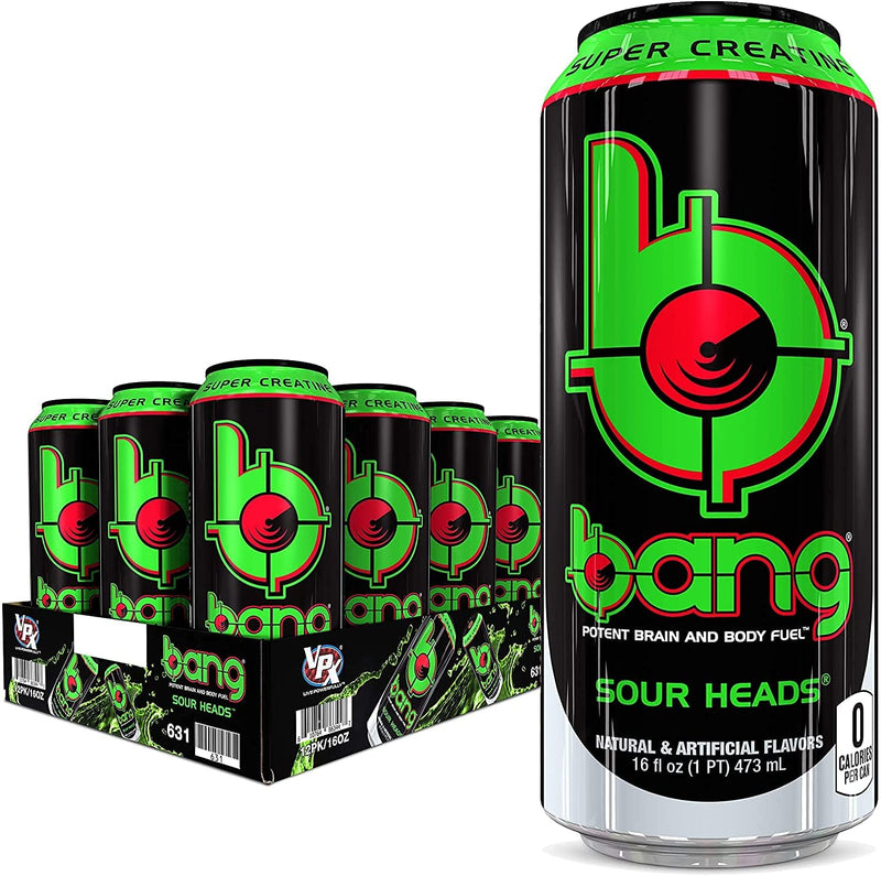 Bang Energy Drink SOUR HEADS / 12 x 473ml
