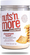 NUTS 'n MORE Powdered Peanut Powder - CINNAMON TOAST 247g - Spread