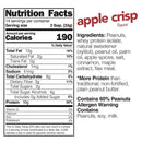 NUTS 'n MORE Peanut Butter Spread - APPLE CRISP 1lb - Spread