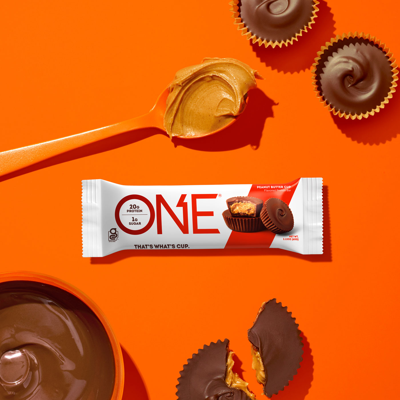 ONE PROTEIN BAR PEANUT BUTTER CUP / 60g, SNS Health, Protein Bars