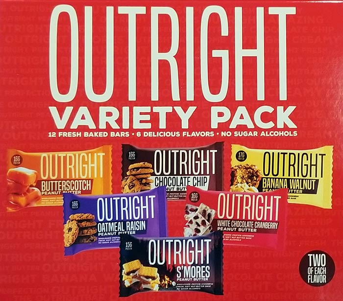 MTS OUTRIGHT PROTEIN BARS VARIETY PACK / 12