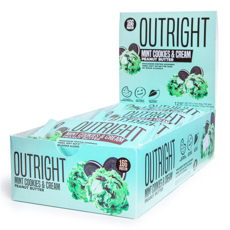 MTS OUTRIGHT PROTEIN BARS MINT COOKIES & CREAM / 12