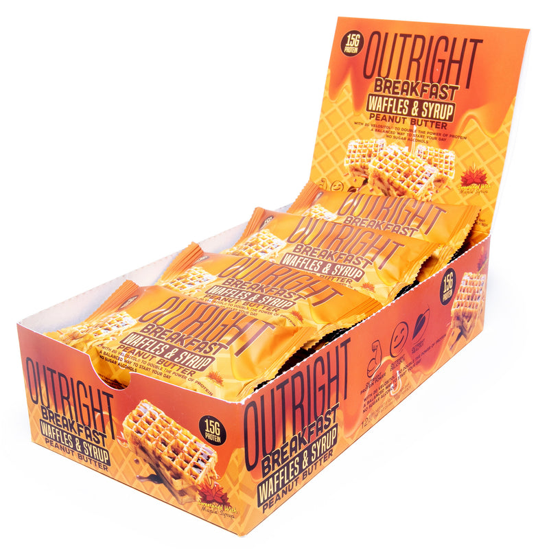 MTS OUTRIGHT PROTEIN BARS BREAKFAST WAFFLES & SYRUP / 12