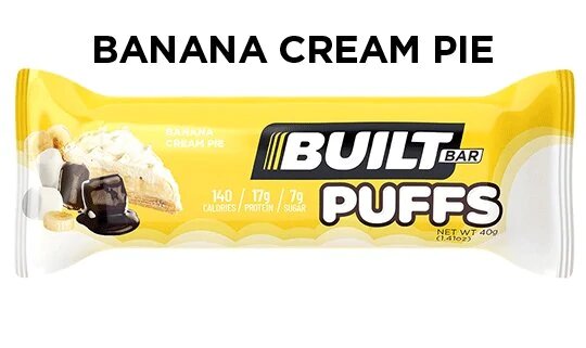 Built Puffs Banana Cream Pie / Pack of 12