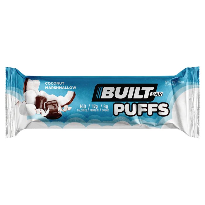 Built Puffs Coconut Marshmallow / Pack of 12