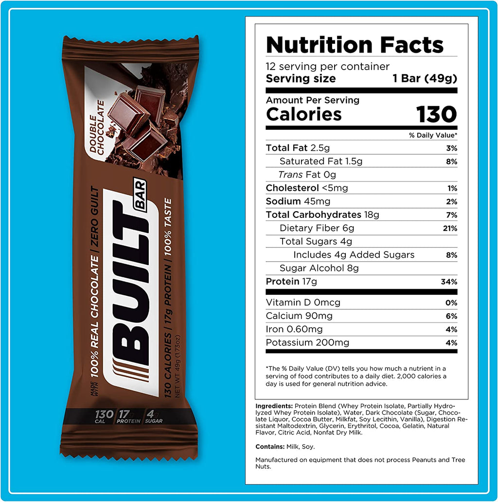 Built Protein Bar (Pack of 12) MultiFlavors