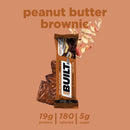 Built Protein Bar (12pack) - PB Brownie Pack of 12 - - Protein snacks